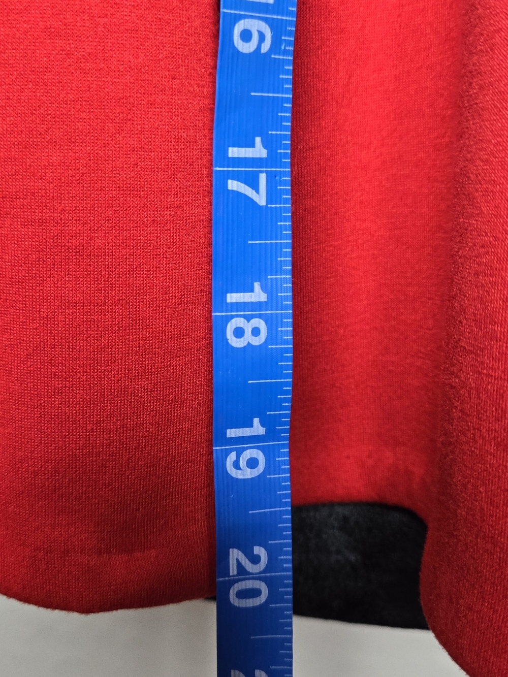 Red Peplum Button-Front Women's Top - Picture 4 of 4